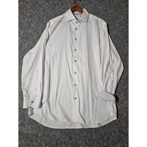 Charles Tyrwhitt Mens Classic Fit Non Iron Dress Shirt 17 35in White